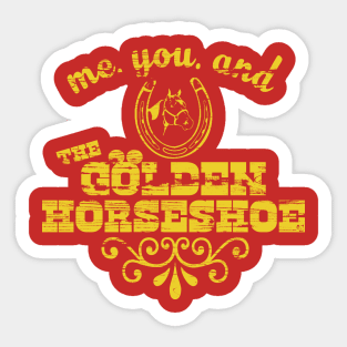 Golden Horseshoe Saloon Sticker